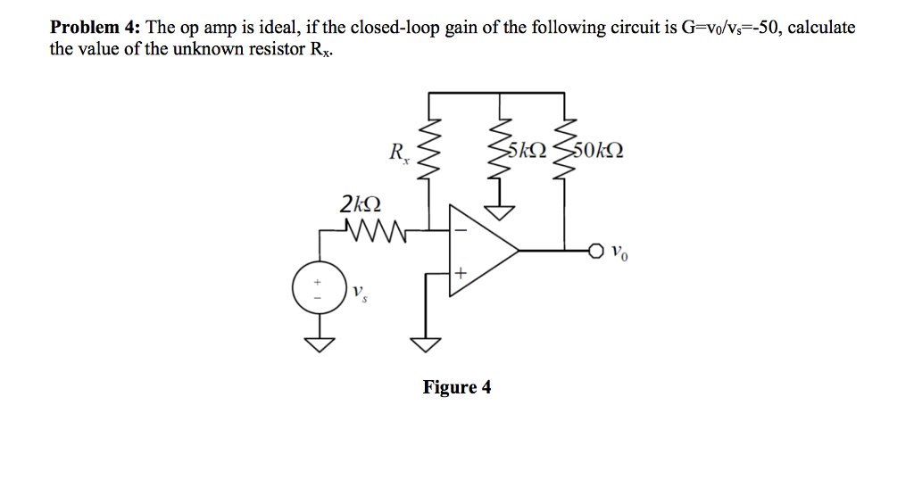 Solved Problem 1 The opamp in the circuit below is ideal.