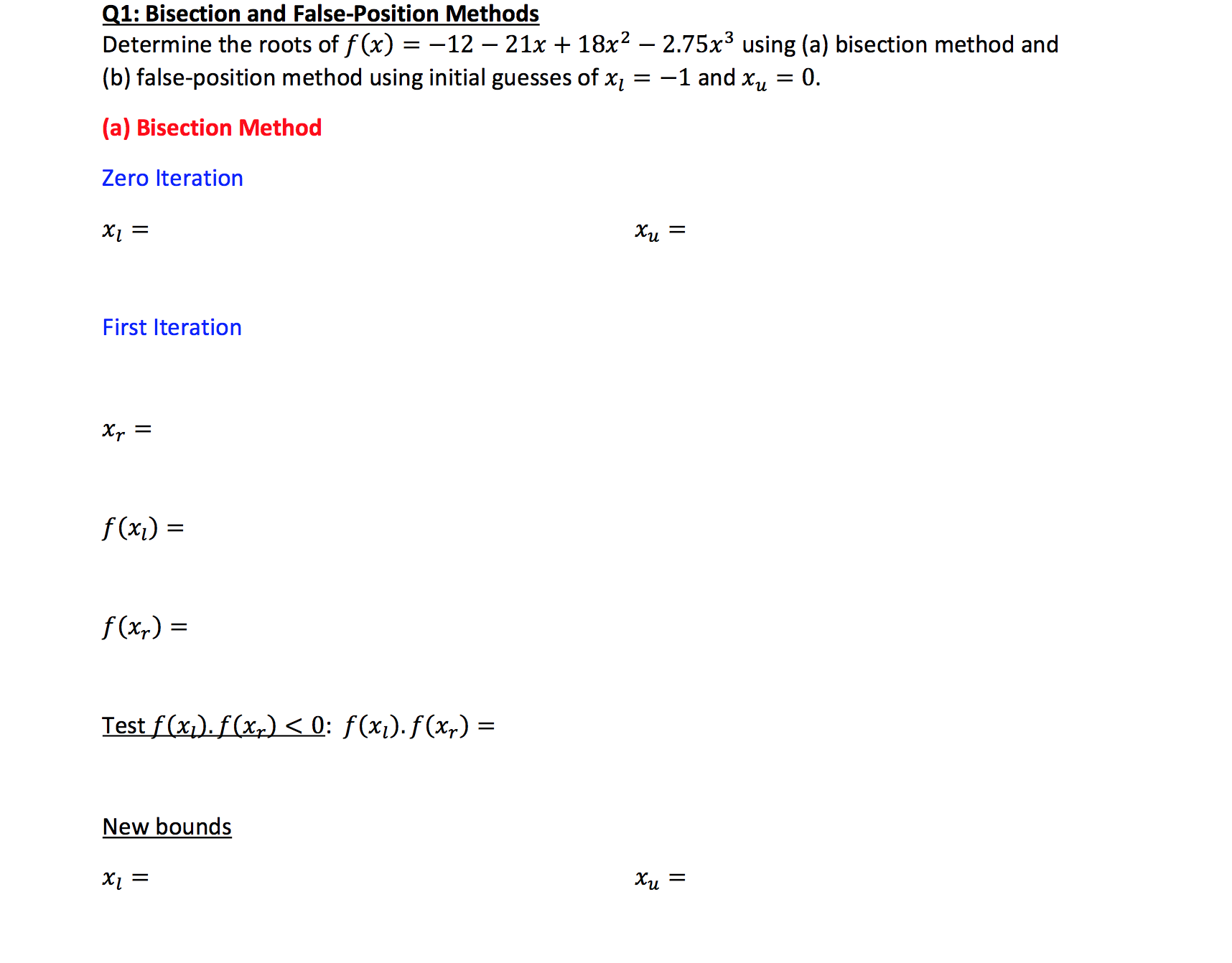 Solved Determine The Roots Of F x 12 21x 18x 2 Chegg