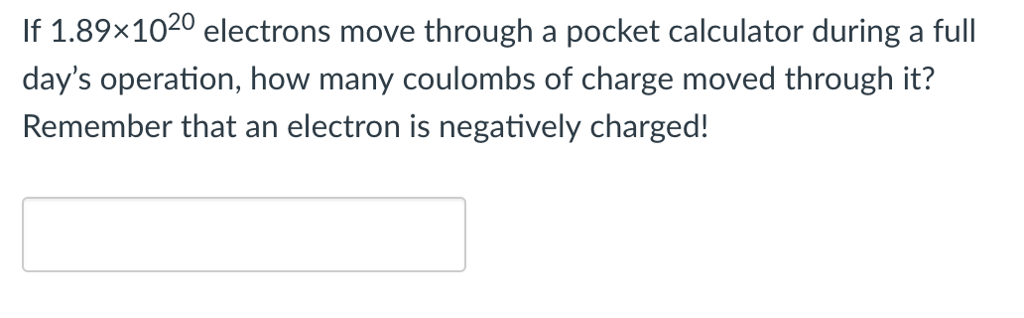 charge of electron calculator charge of electron calculator