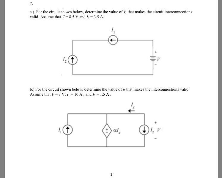 Solved For the circuit shown below, determine the value of | Chegg.com