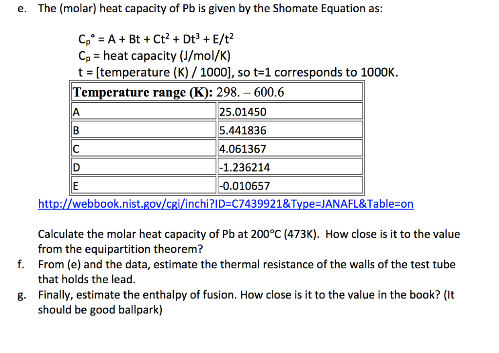 solved-e-the-molar-heat-capacity-of-pb-is-given-by-the-chegg