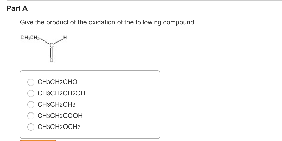Solved Part A Which of the following compounds is an ketone? | Chegg.com