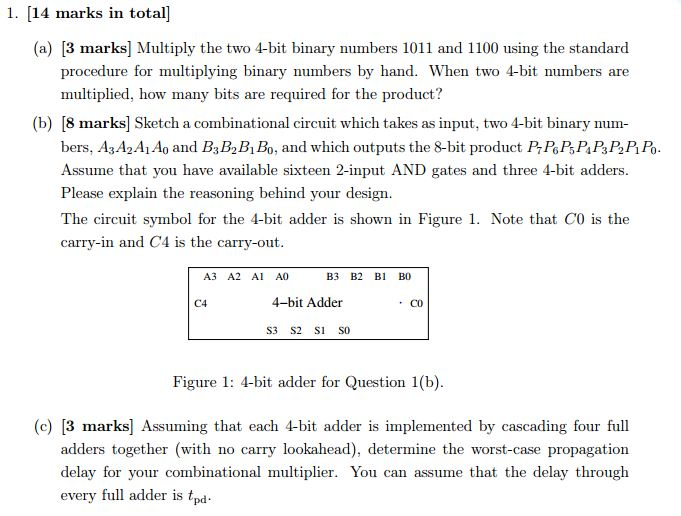 solved-multiply-the-two-4-bit-binary-numbers-1011-and-1100-chegg