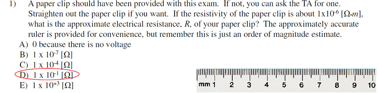 Solved What is the equations to solve this? A paper clip | Chegg.com