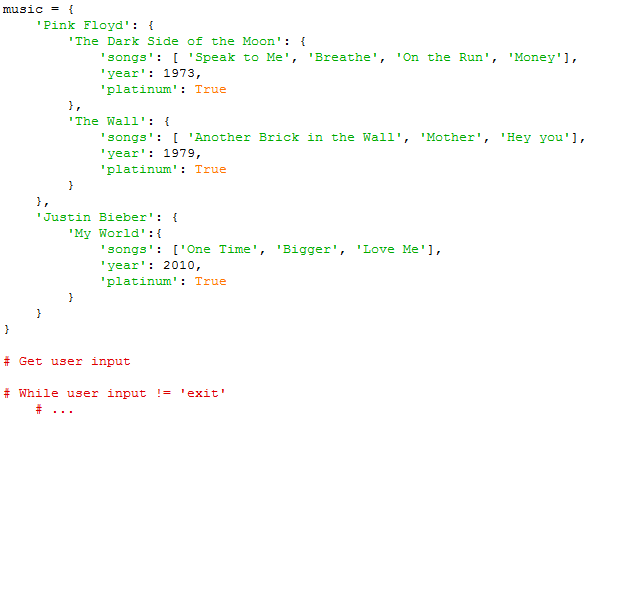 Solved PYTHON Extend the program such that a user can add | Chegg.com