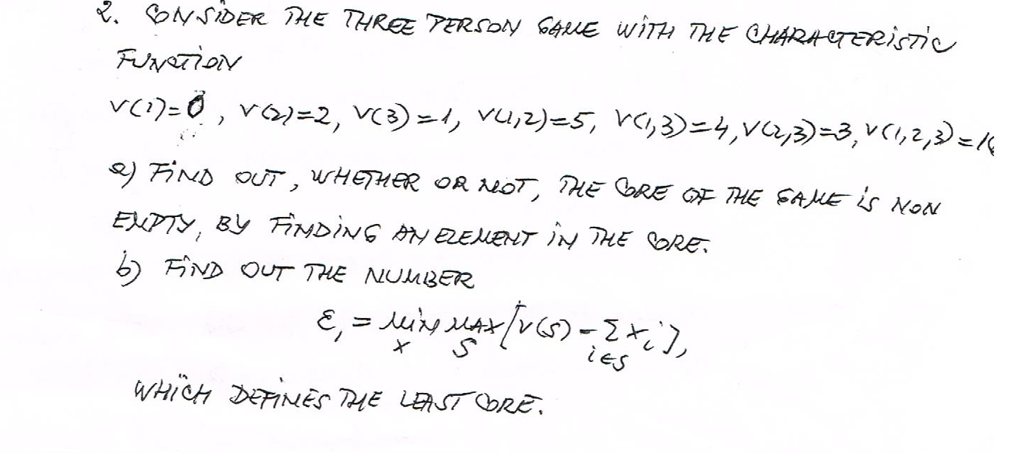 game-theory-find-an-element-in-the-core-for-the-chegg