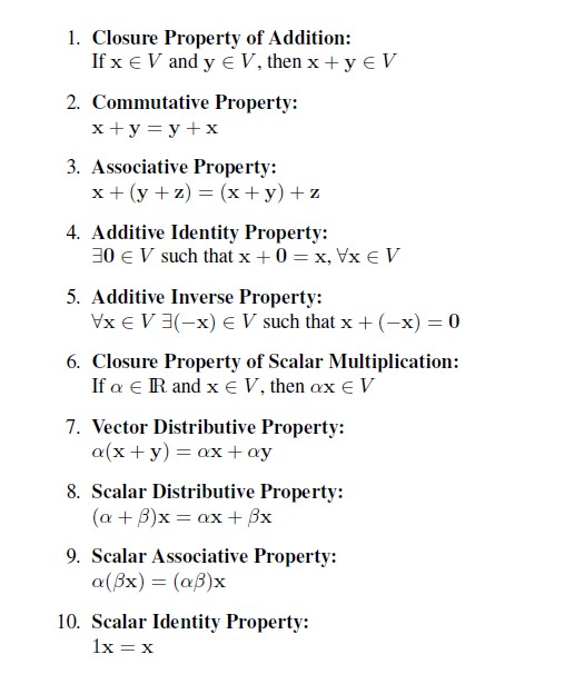 Solved LINEAR ALGEBRA: vector space proof; please go through | Chegg.com