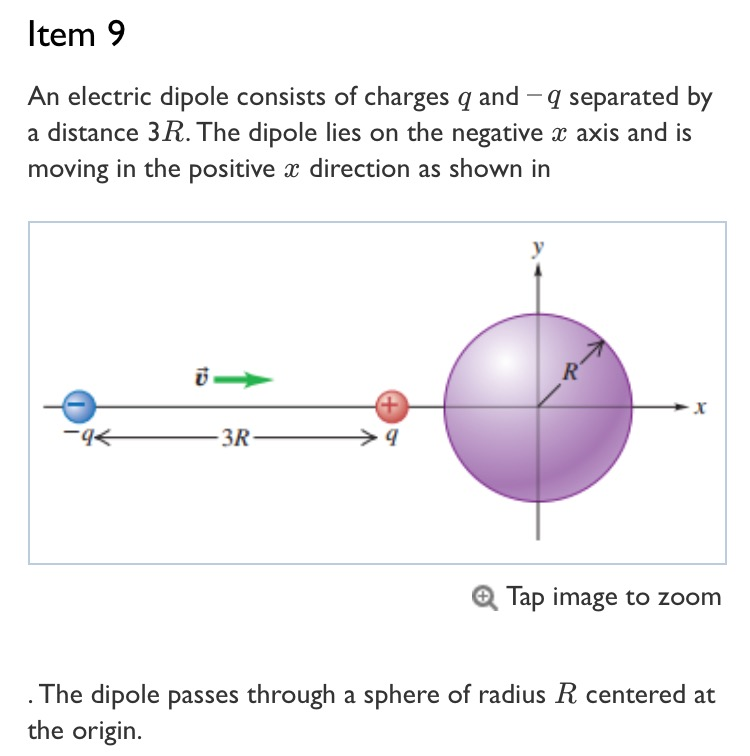 solved-an-electric-dipole-consists-of-charges-q-and-q-chegg