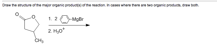 Solved Draw The Structure Of The Major Organic Product(s) Of 