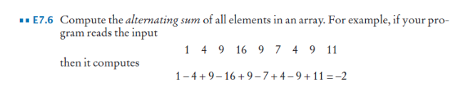 Compute The Alternating Sum Of All Elements In An Chegg