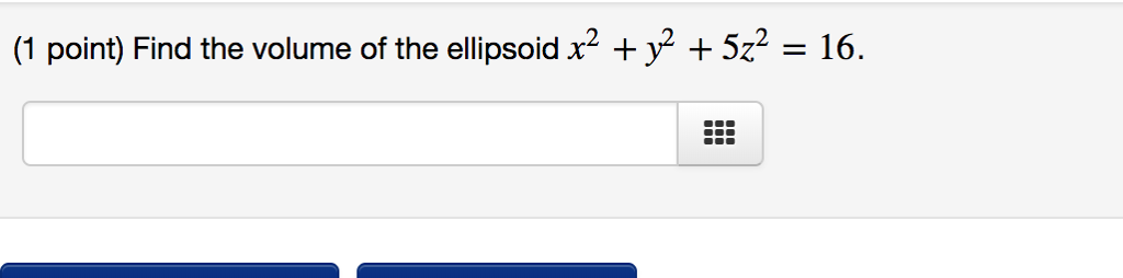 ellipsoid volume calculator