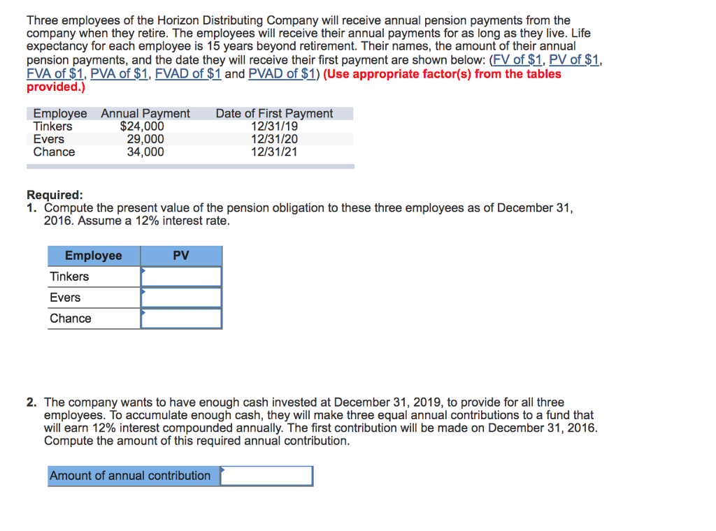 solved-three-employees-of-the-horizon-distributing-company-chegg