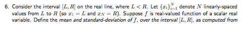 Solved 6. Consider the interval LR on the real line, where L | Chegg.com