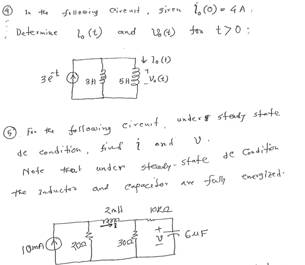 Solved 1 Ie veut, Jen レ1° (t) 3 e IOmi | Chegg.com