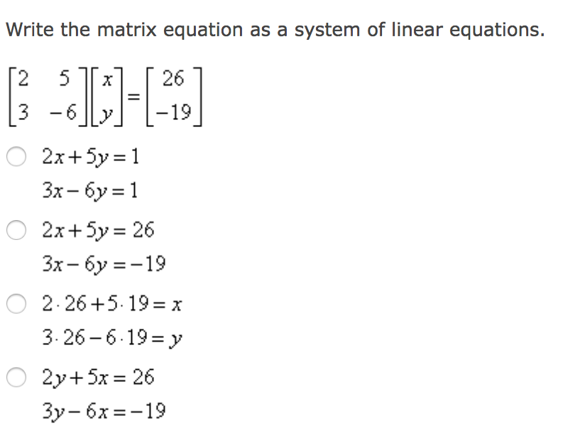 Solved . The 3 by 4 matrix provided is being used to solve a | Chegg.com