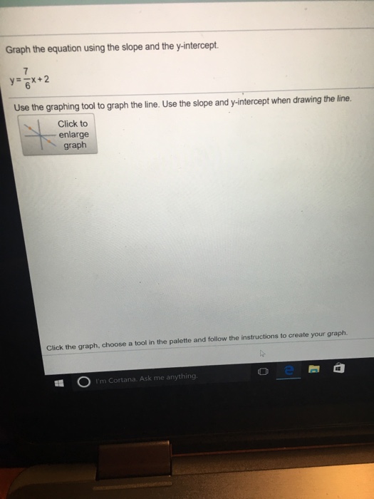 Solved Graph the equation using the slope and the | Chegg.com