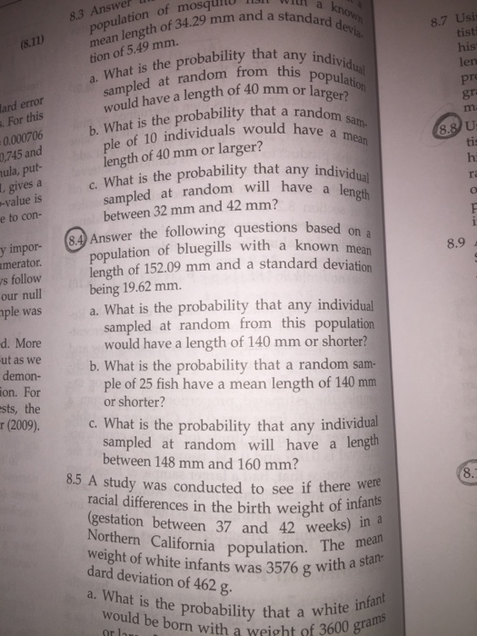 Solved Answer the following questions based on a population | Chegg.com