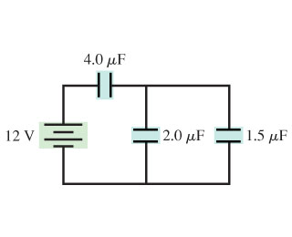 Part A What is the equivalent capacitance for the