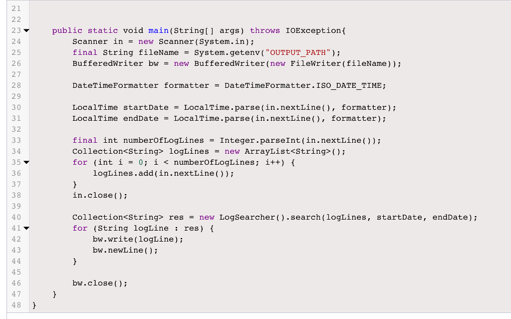 Solved Find all log messages with timestamps within a | Chegg.com