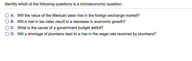 Solved Identify which of the following questions is a | Chegg.com