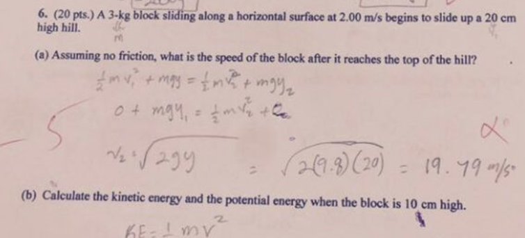 Solved A 3 Kg Block Sliding Along A Horizontal Surface At Chegg Solved A 3 Kg Block Sliding Along A Horizontal Surface At Chegg