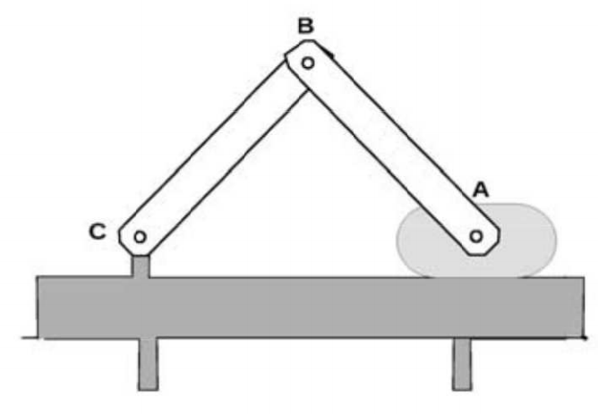 Solved Both Bars AB And BC Are 1 M Long Bar BC Is Rotating Chegg