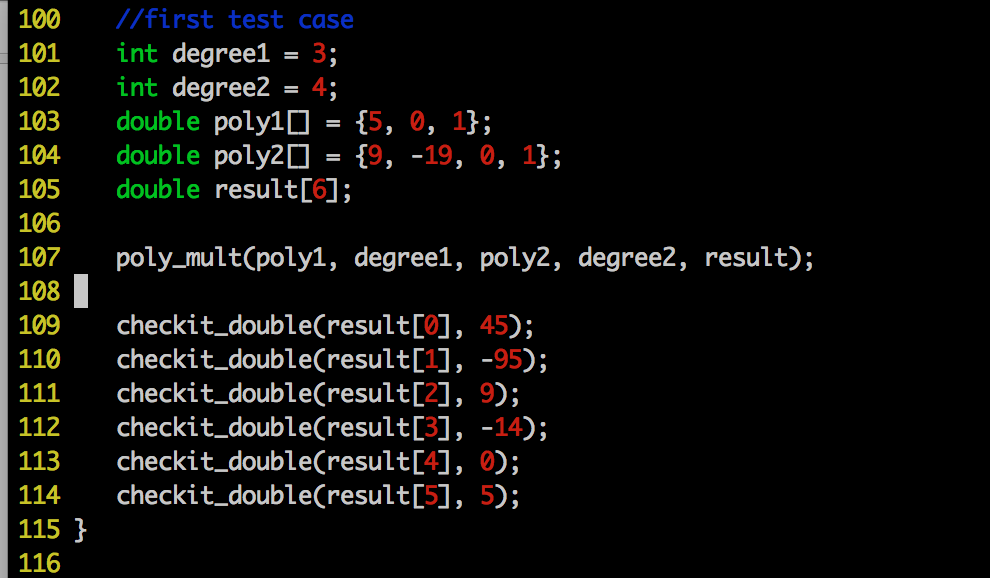 Solved I need help with the source code for multiplying two | Chegg.com