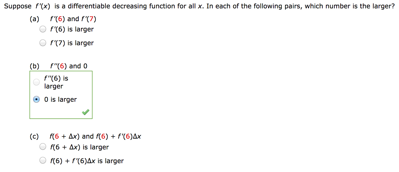 Solved Suppose f(x) is a differentiable decreasing function | Chegg.com
