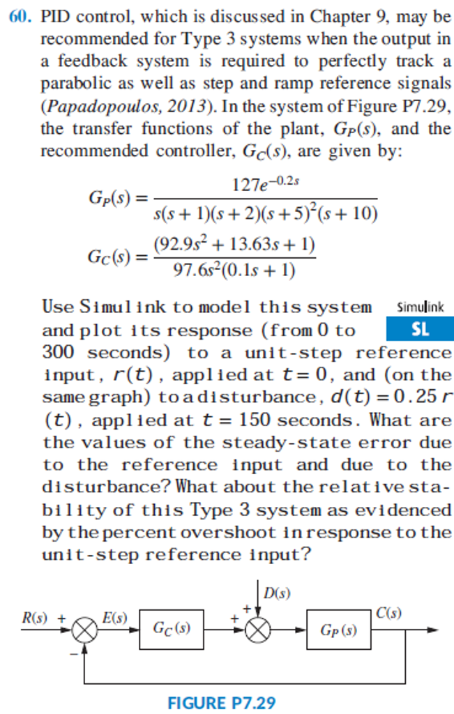 PID control, which is discussed in Chapter 9, may be | Chegg.com