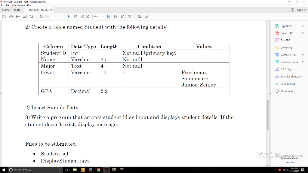 solved-create-a-table-named-student-with-the-following-chegg