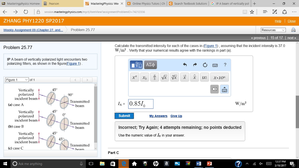 mastering physics homework 4 answers