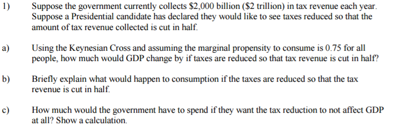 Solved Suppose The Government Currently Collects $2,000 | Chegg.com