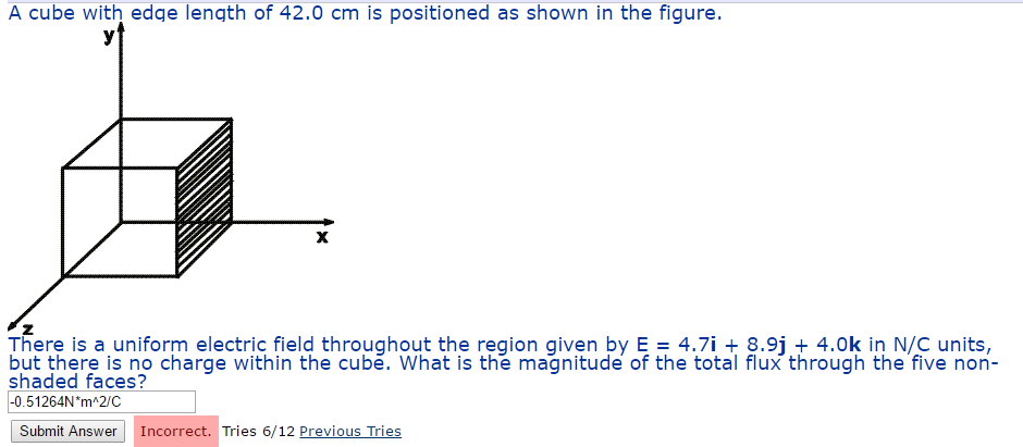 solved-a-cube-with-edge-length-of-42-0-cm-is-positioned-as-chegg