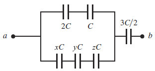 Solved: Given The Arrangement Of Capacitors In The Figure | Chegg.com