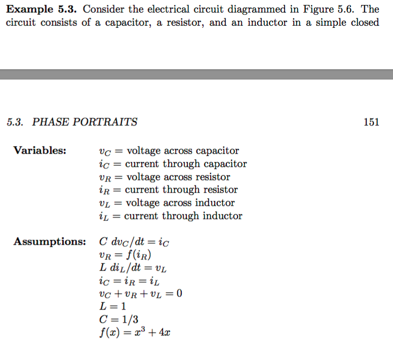 10. Reconsider the RLC circuit problem of Example | Chegg.com