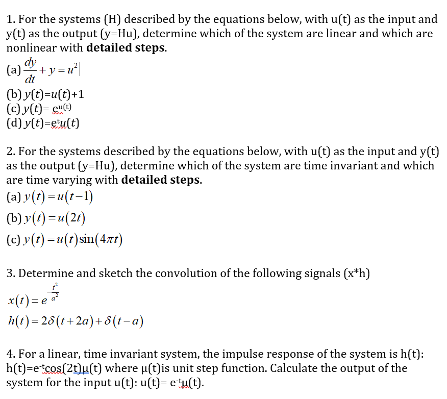 solved-for-the-systems-h-described-by-the-equations-below-chegg