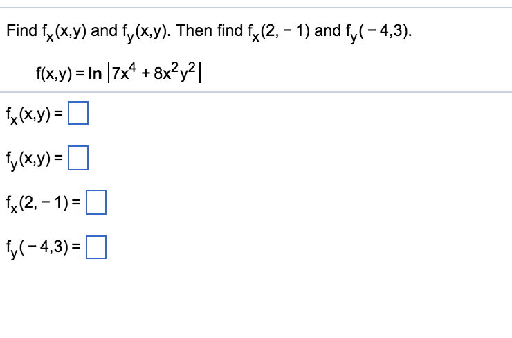 Solved Find Fxxy And Fyxy The Find Fx2 1 And 6936