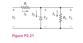 Solved Consider The Zener Diode Circuit Shown Let Vi 60 Chegg Com