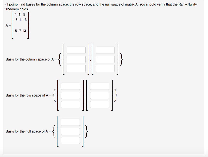 solved-1-point-find-bases-for-the-column-space-the-row-chegg