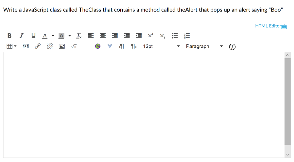 Solved Write a JavaScript class called TheClass that | Chegg.com