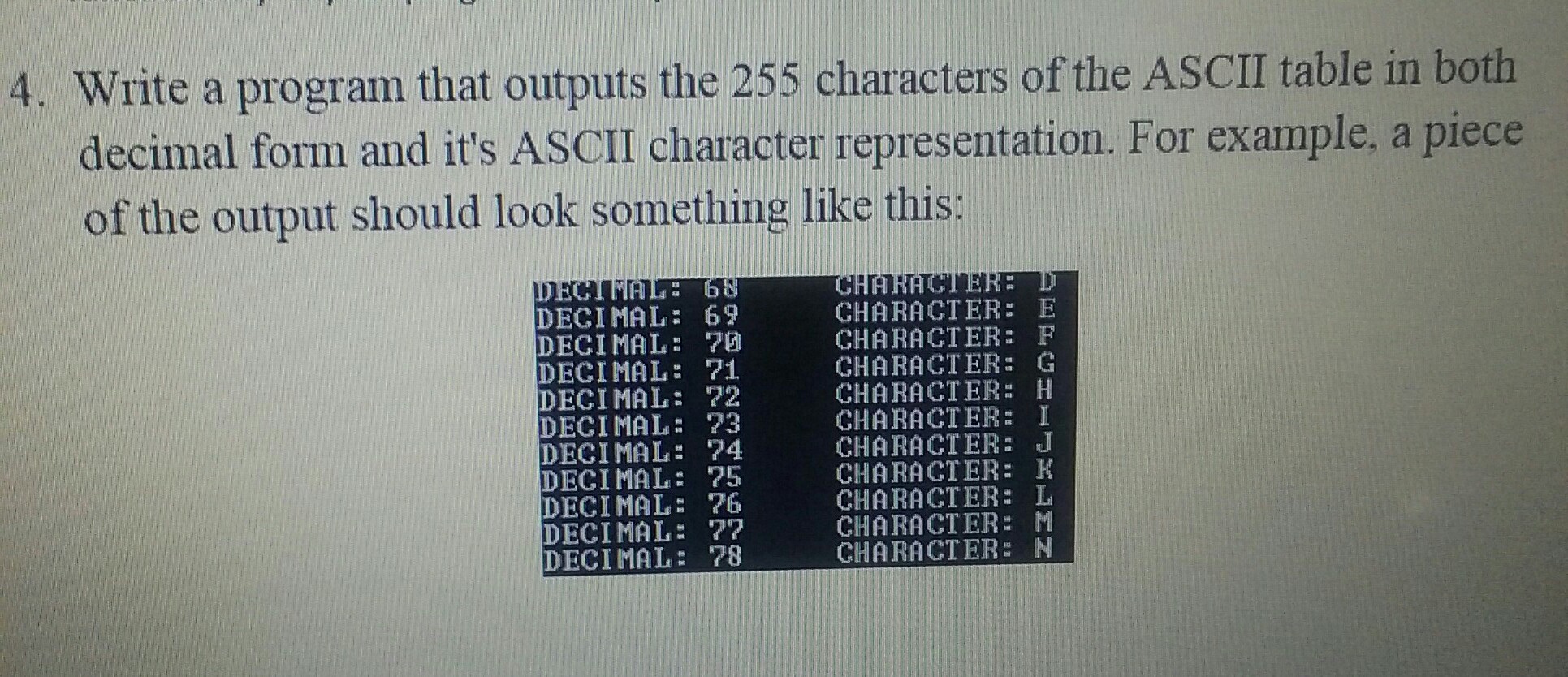 Max 255 Characters