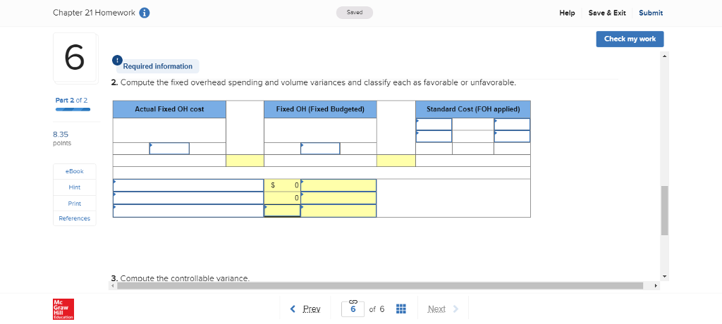 Solved Chapter 21 Homework 6 Saved Help Save & Exit Submit | Chegg.com