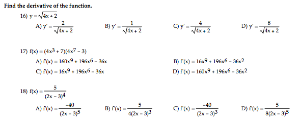 solved-find-the-derivative-of-the-function-y-squareroot-chegg