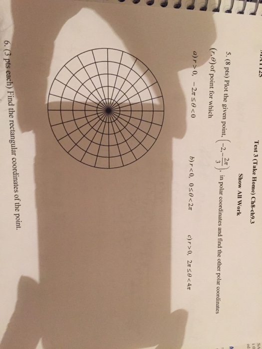 solved-plot-the-given-point-2-2pi-3-in-polar-chegg