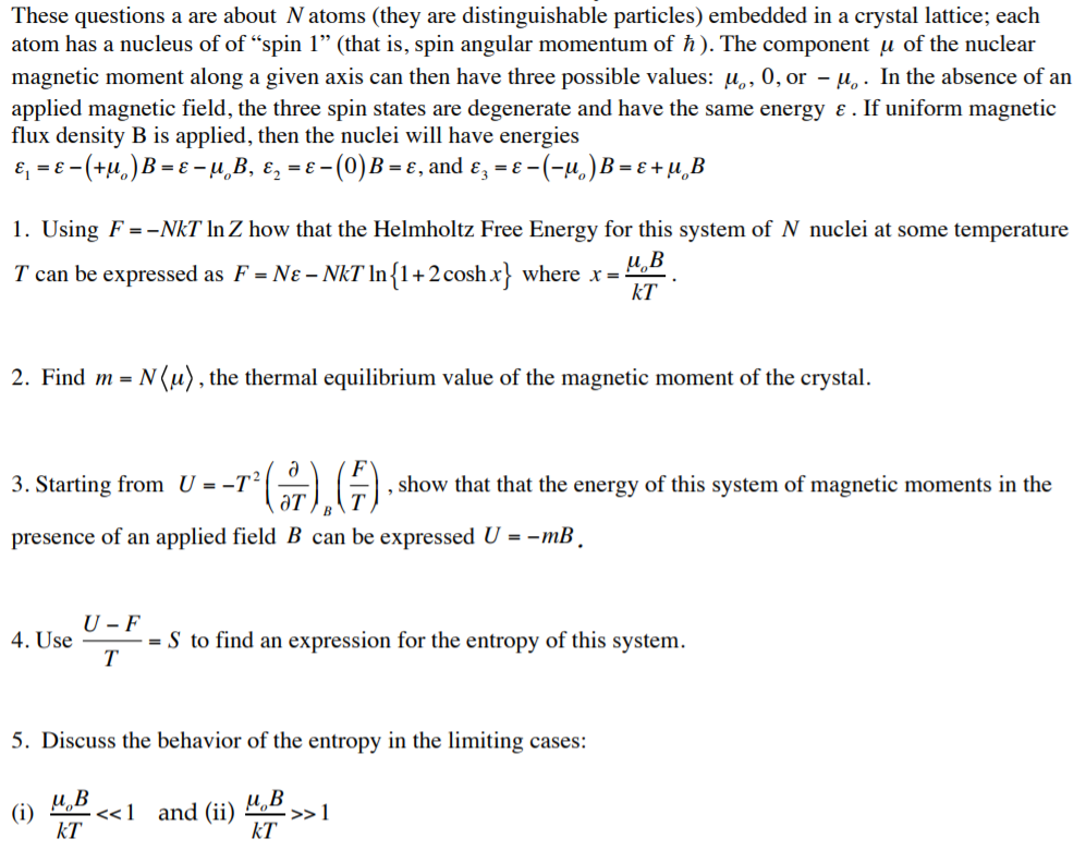 Solved These questions a are about N atoms (they are | Chegg.com