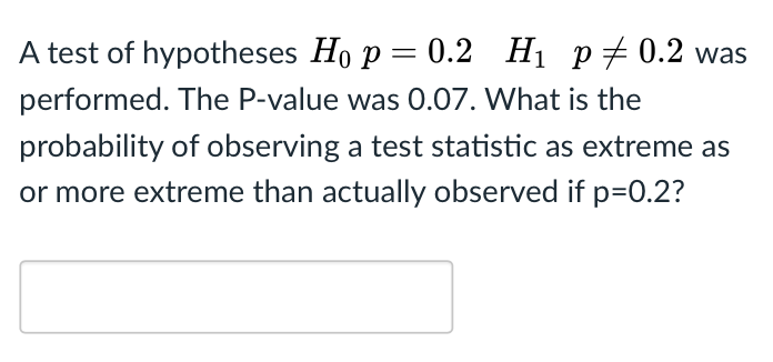 null hypothesis in latex