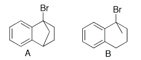 Solved Below you see two bromides A and B. One of these | Chegg.com