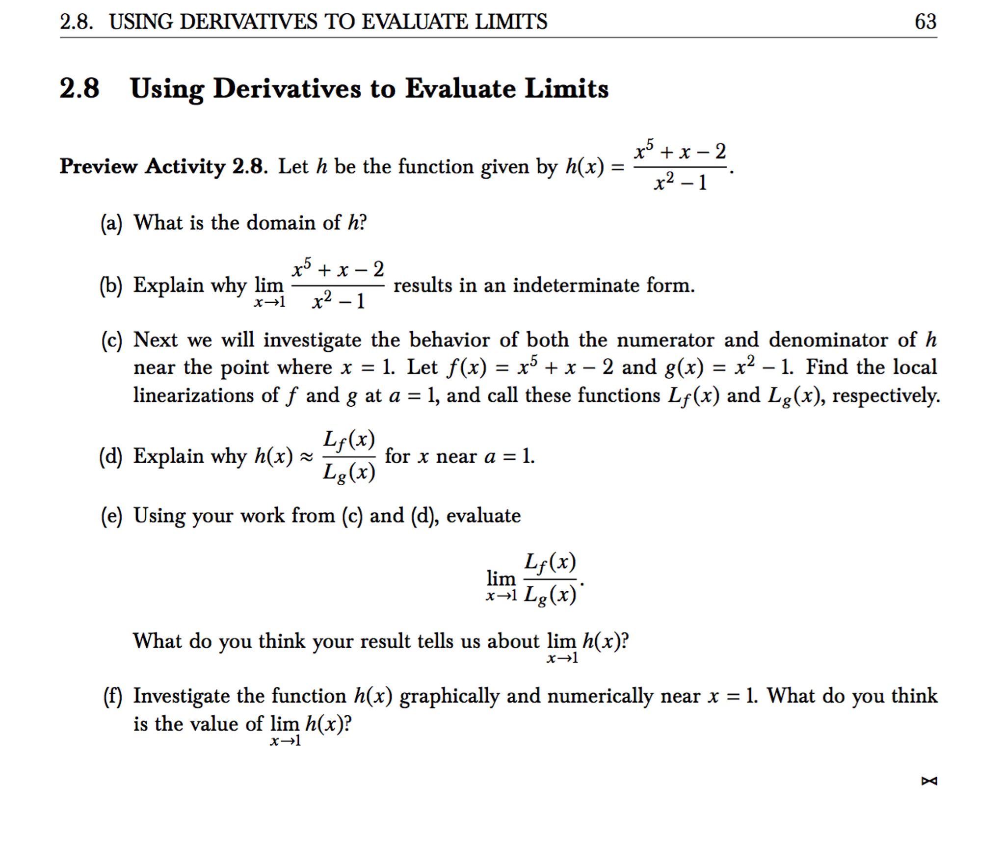 Solved Let H Be The Function Given By H X X 5 X 2 X 2