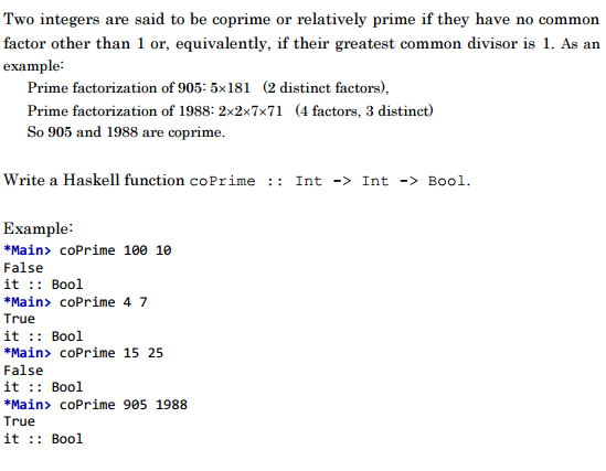 Solved Two integers are said to be coprime or relatively | Chegg.com