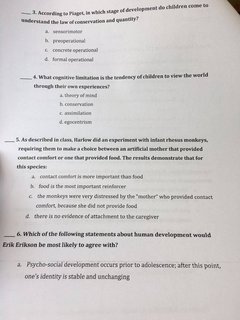 Principle of hotsell conservation piaget